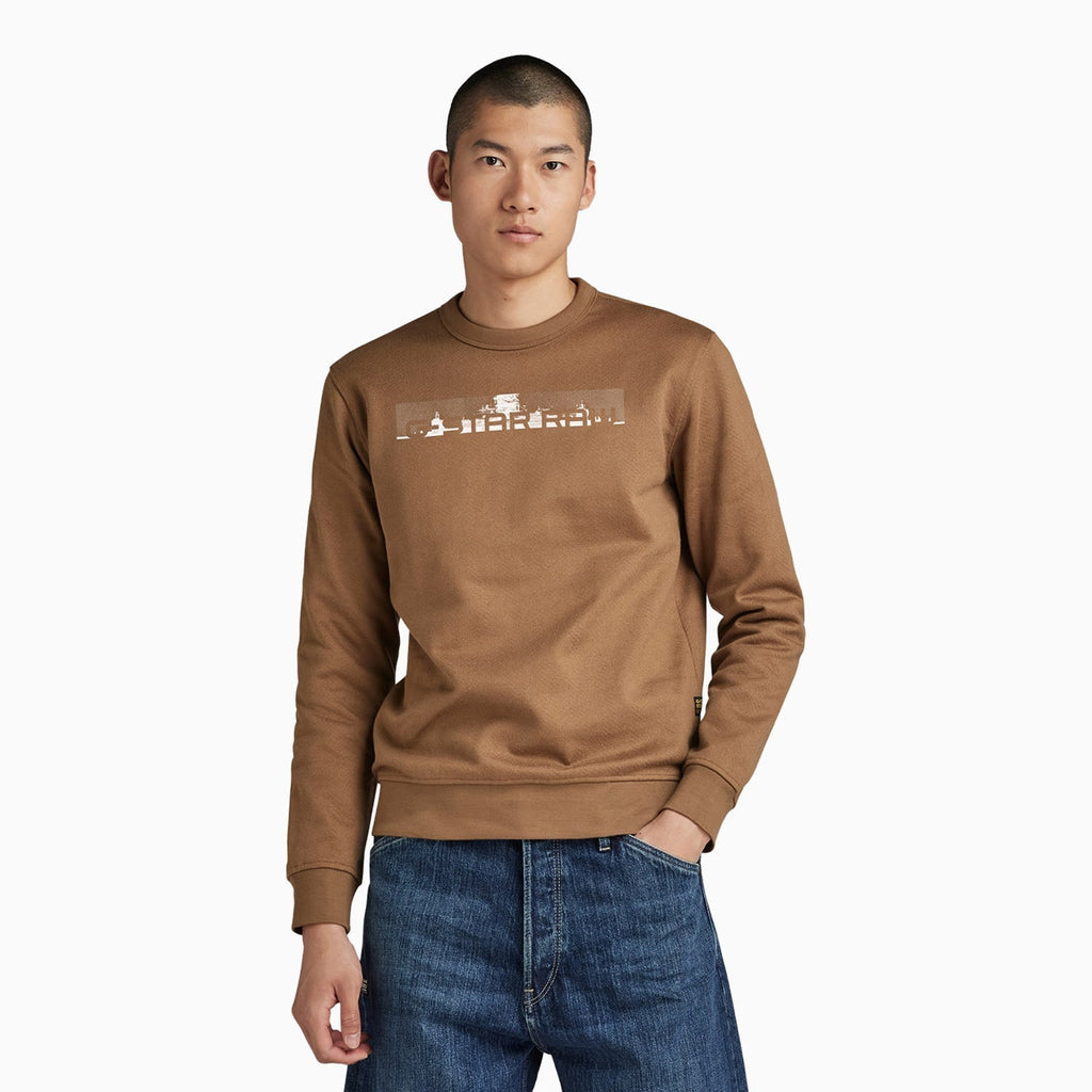Men's Flight Deck Back Graphic Sweatshirt