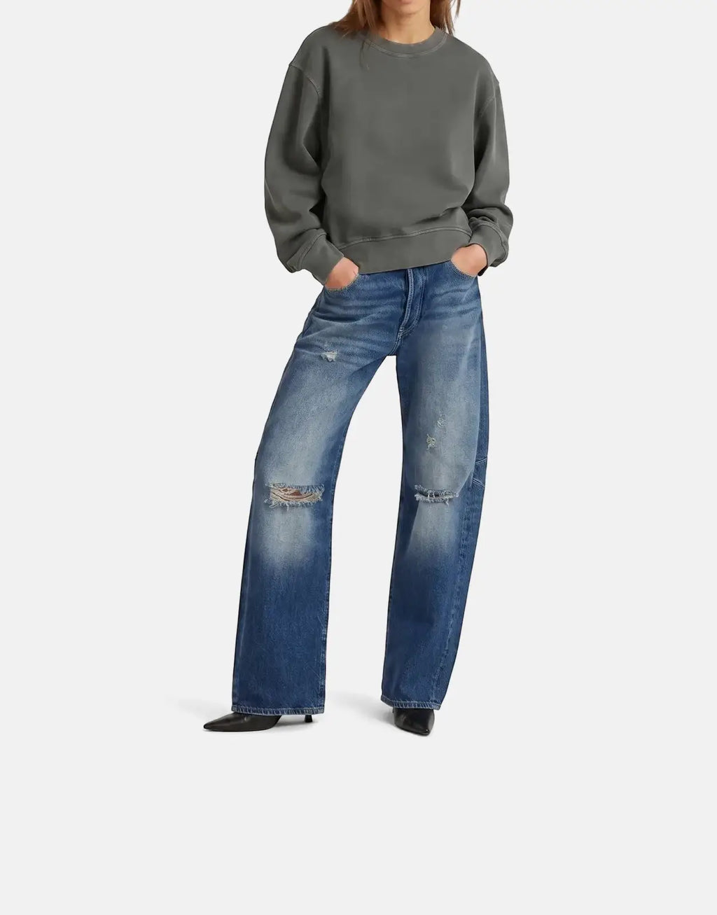 G-Star RAW Modern Basic Relaxed Asfalt - view 4