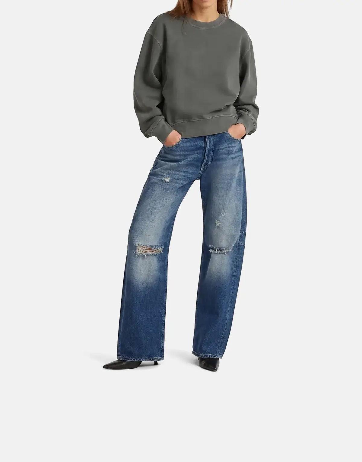 G-Star RAW Modern Basic Relaxed Asfalt - view 4