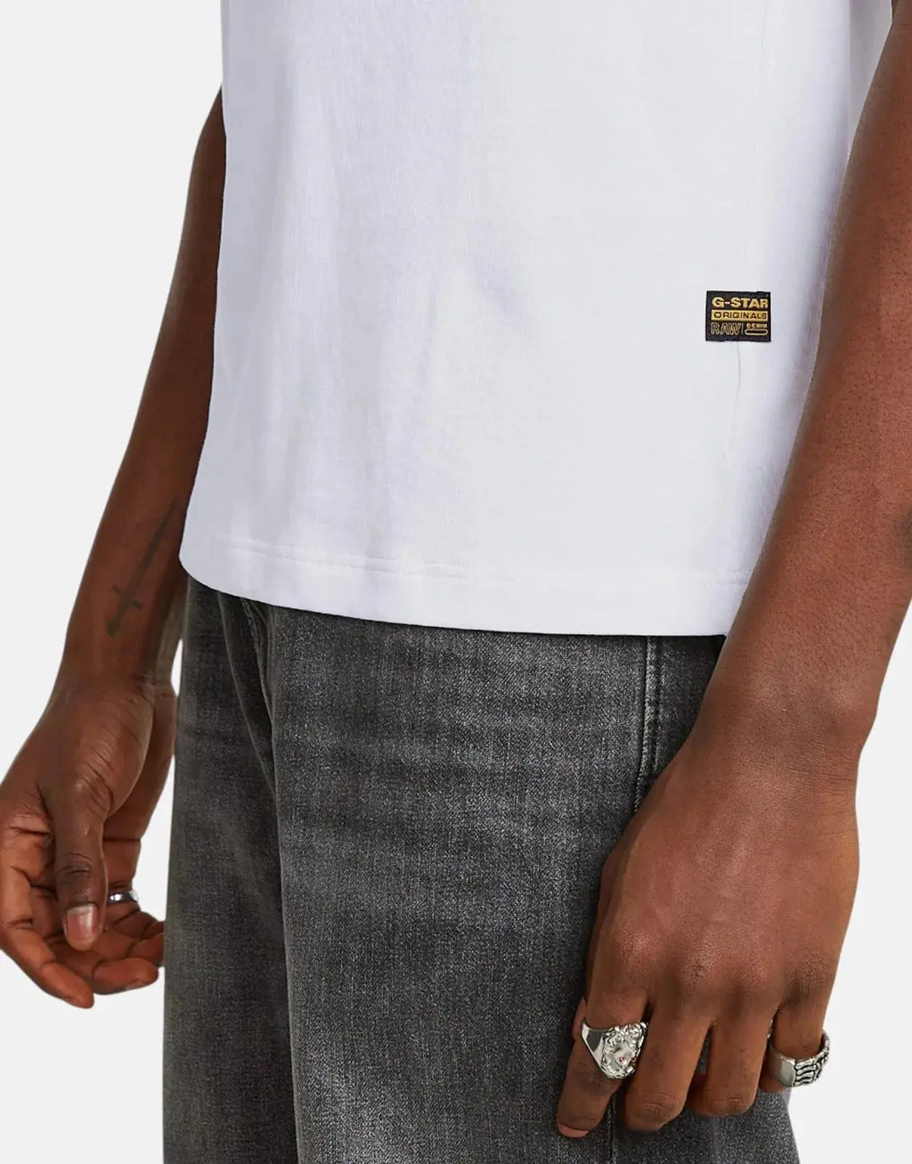 G-Star RAW Originals White T-Shirt - view 3