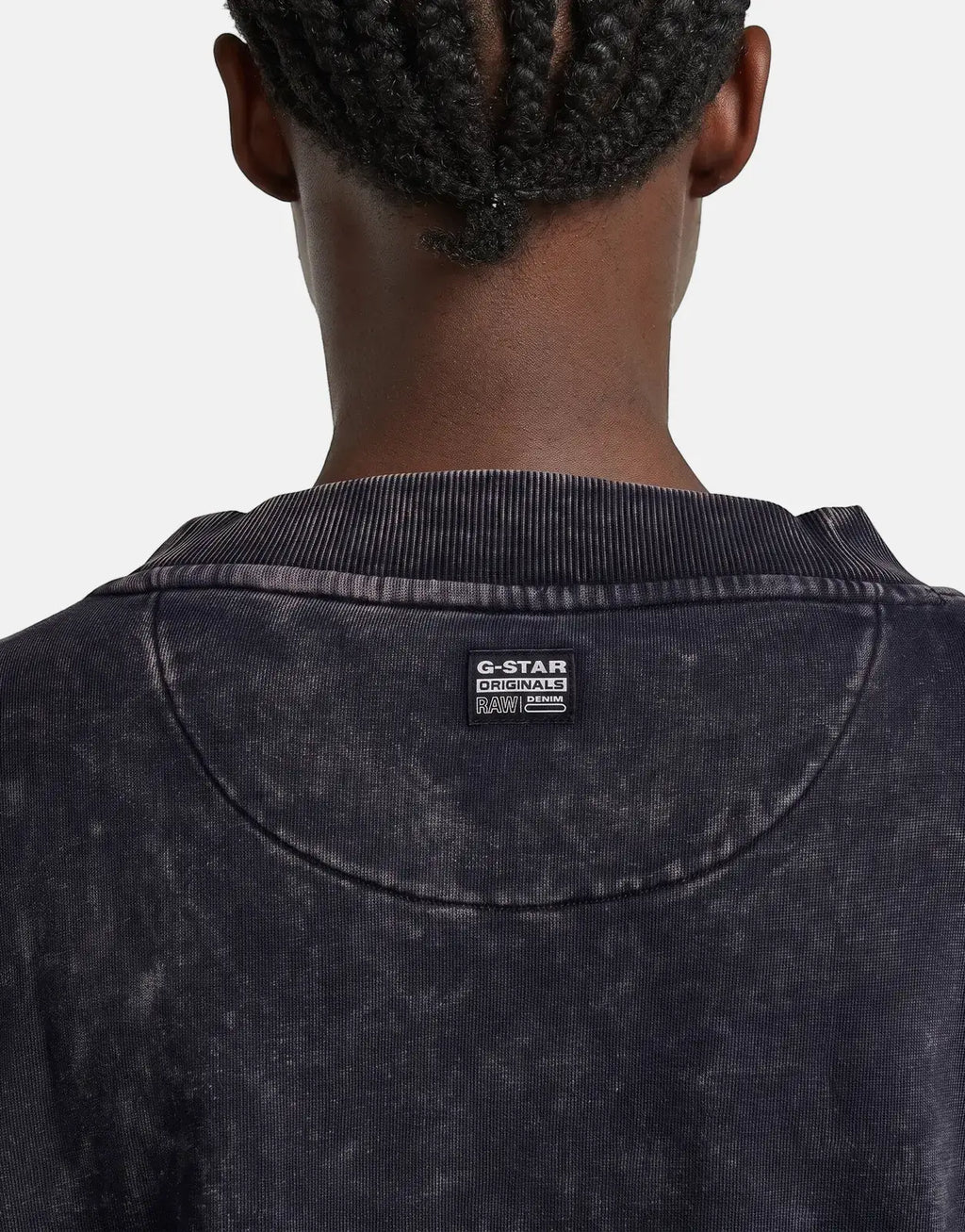 G-Star RAW Overdyed Cropped Logo Loose Osaka Blue - view 3