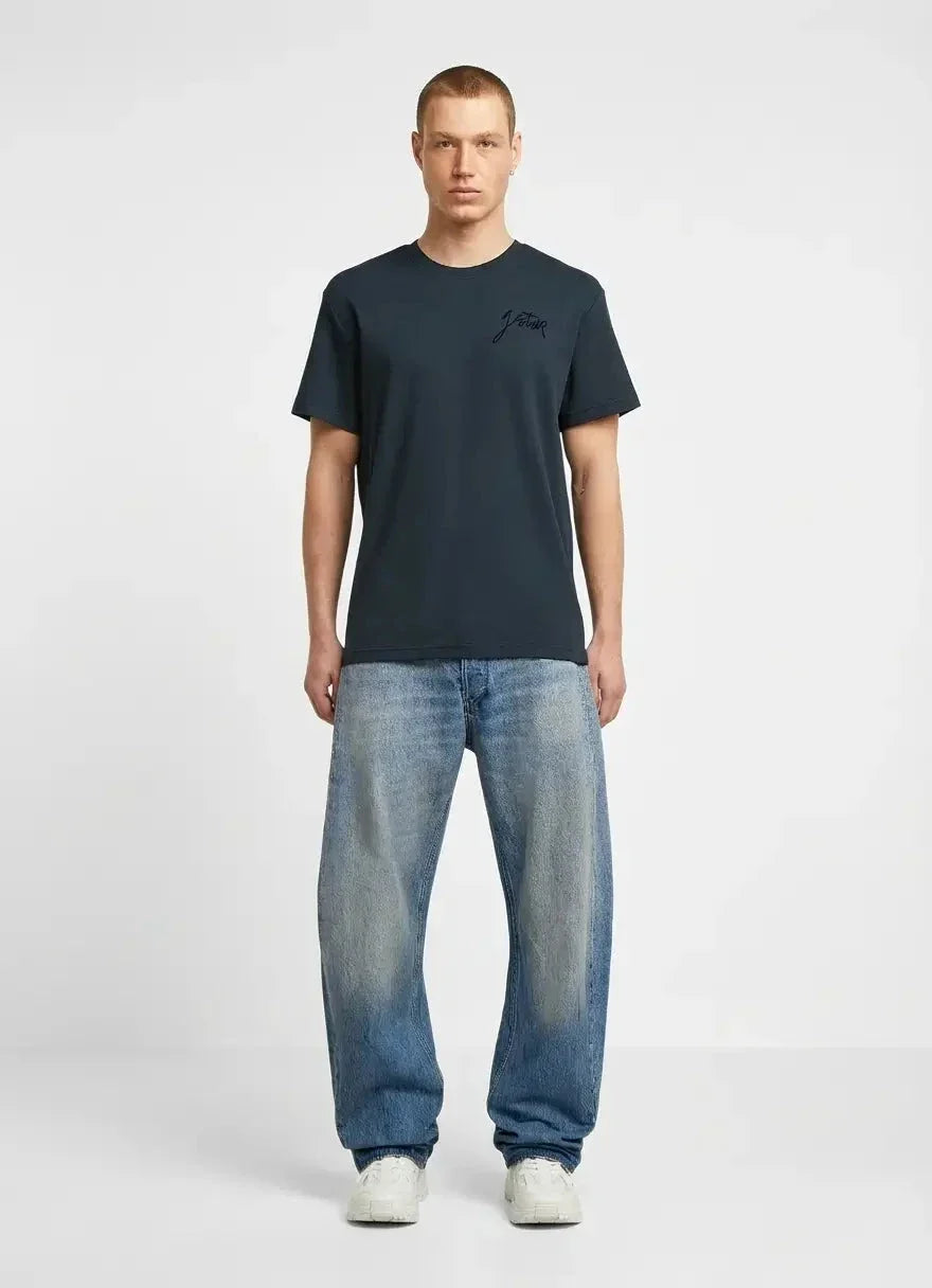 G-Star RAW Patriot Blue G-Script T-Shirt - view 3