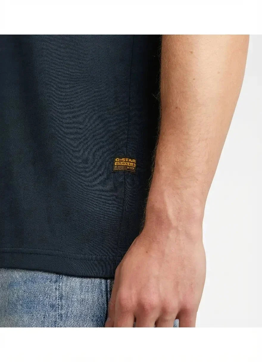 G-Star RAW Patriot Blue G-Script T-Shirt - view 4