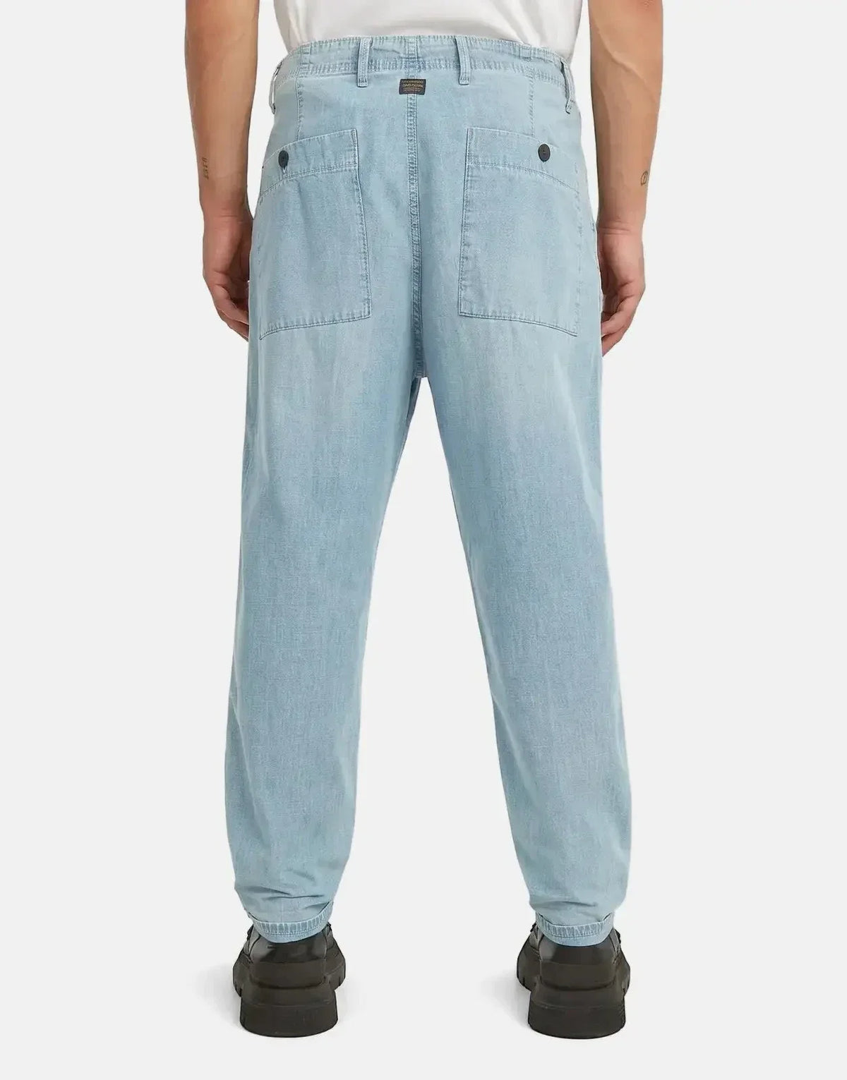 G-Star RAW Pleated Chino Denim Relaxed Tapered Vintage Mirage - view 2