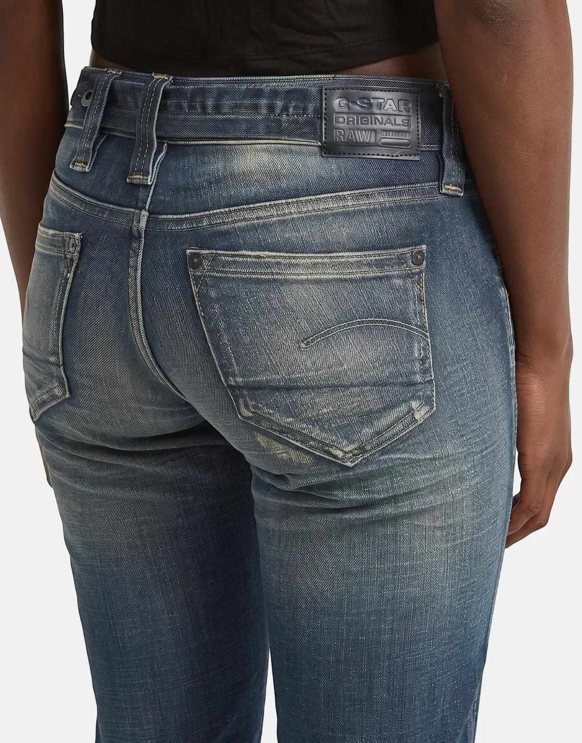 G-Star RAW Radar Slim Straight Vintage Desert Blue Jeans - view 3