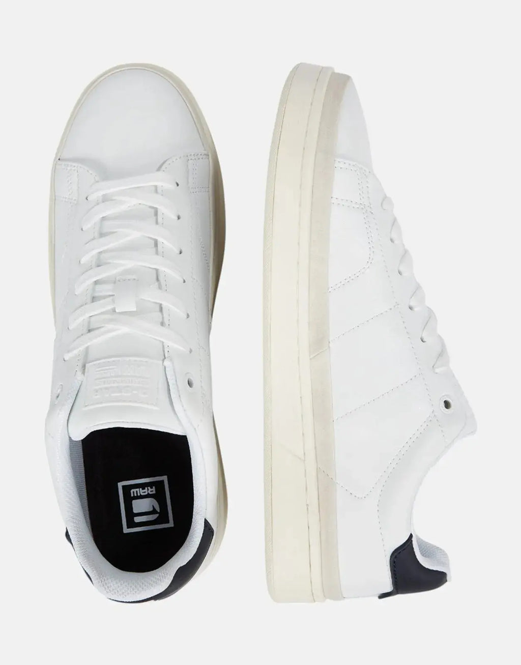 G-Star RAW Recruit III Lea White/Navy Sneakers - view 4