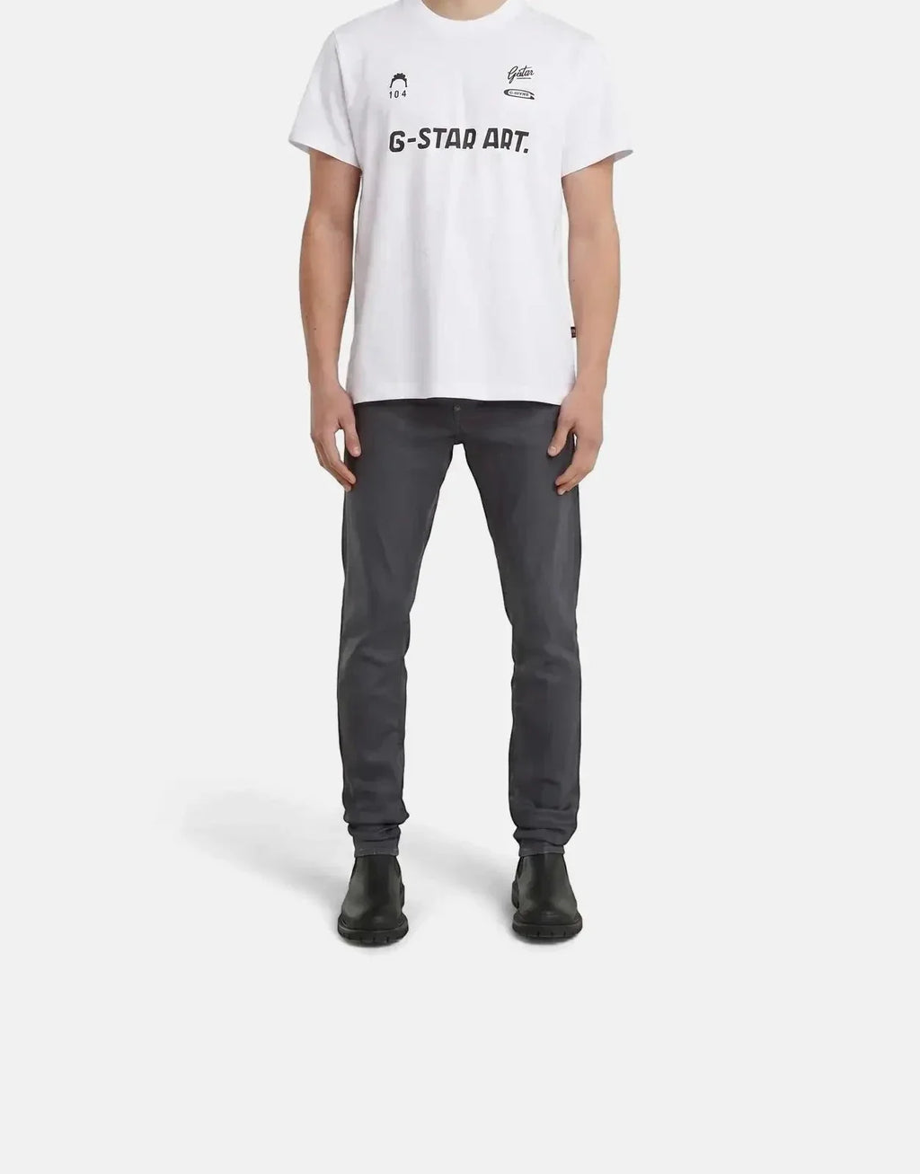 G-Star RAW Revend FWD Skinny Worn In Grey Jeans - view 3