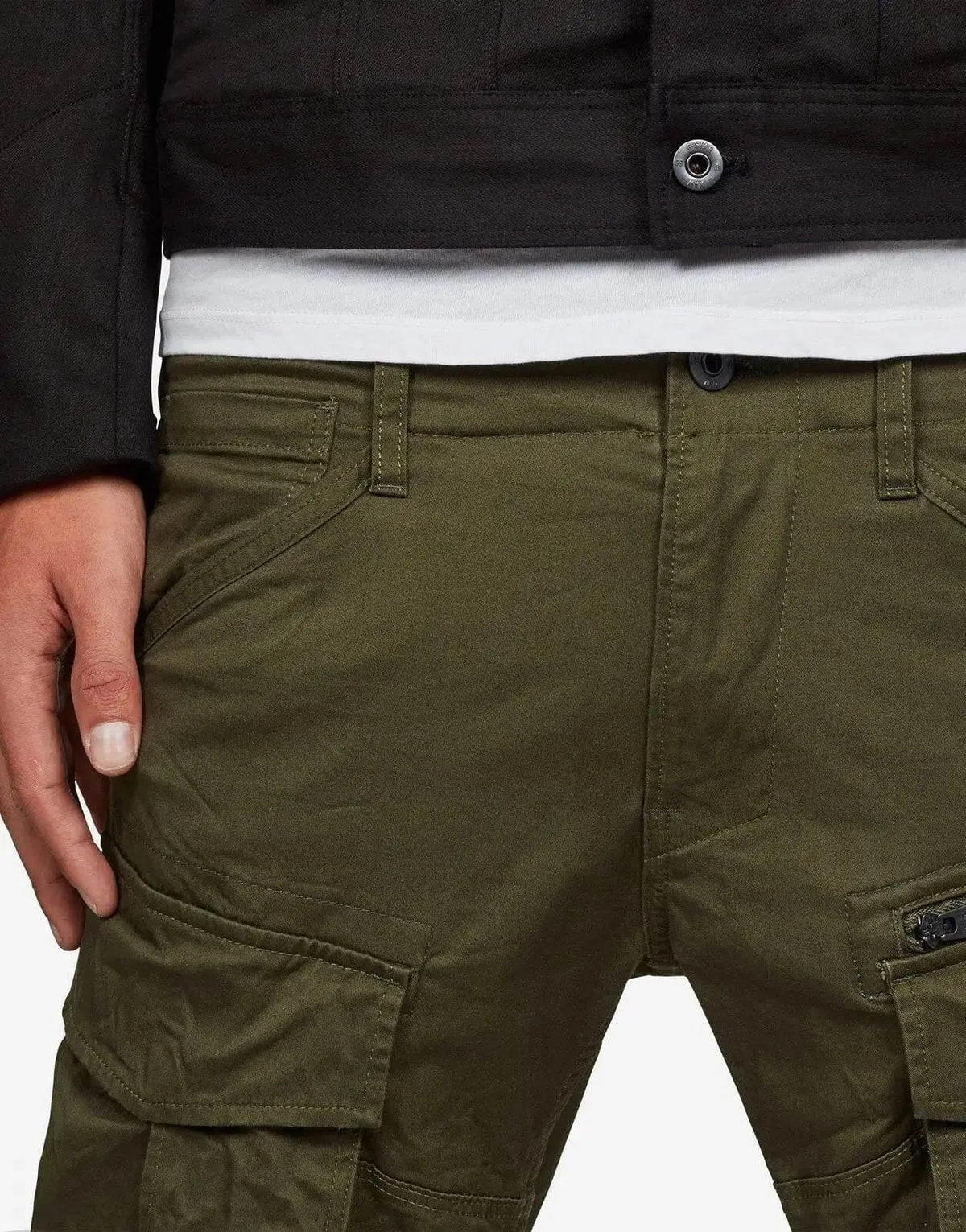 G-Star RAW Rovic Green Trousers - view 6