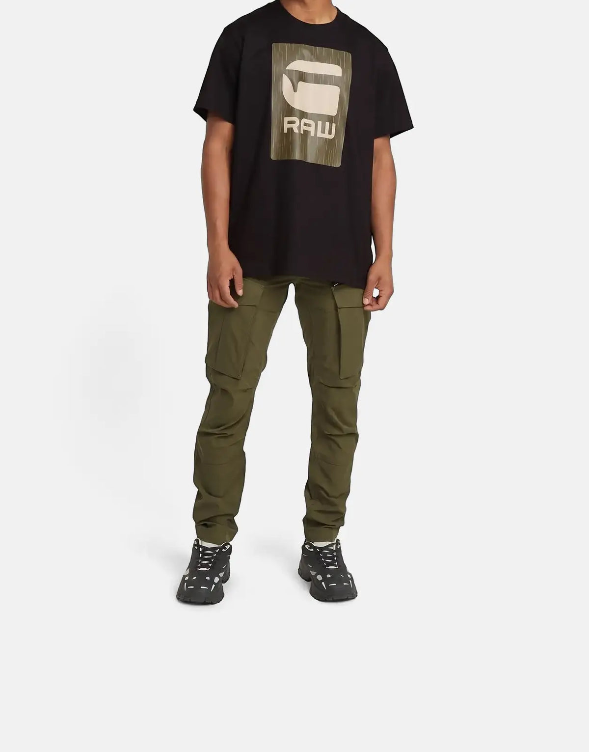 G-Star RAW Rovic Zip 3D Regular Tapered Shadow Olive - view 5