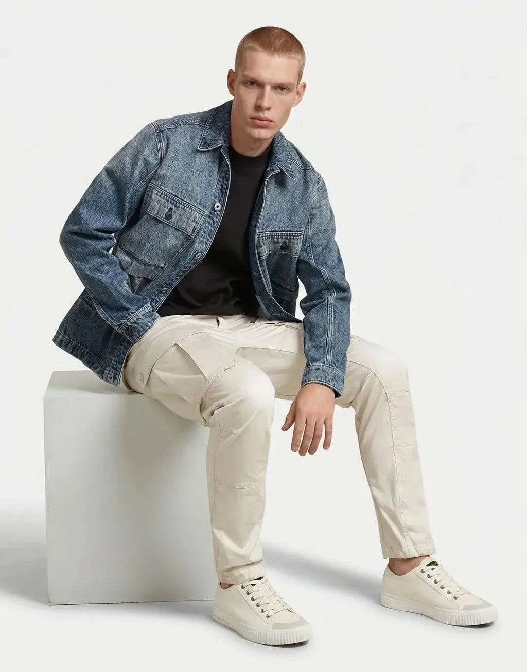 G-Star RAW Rovic Zip 3D Regular Tapered Whitebait Pants - view 5