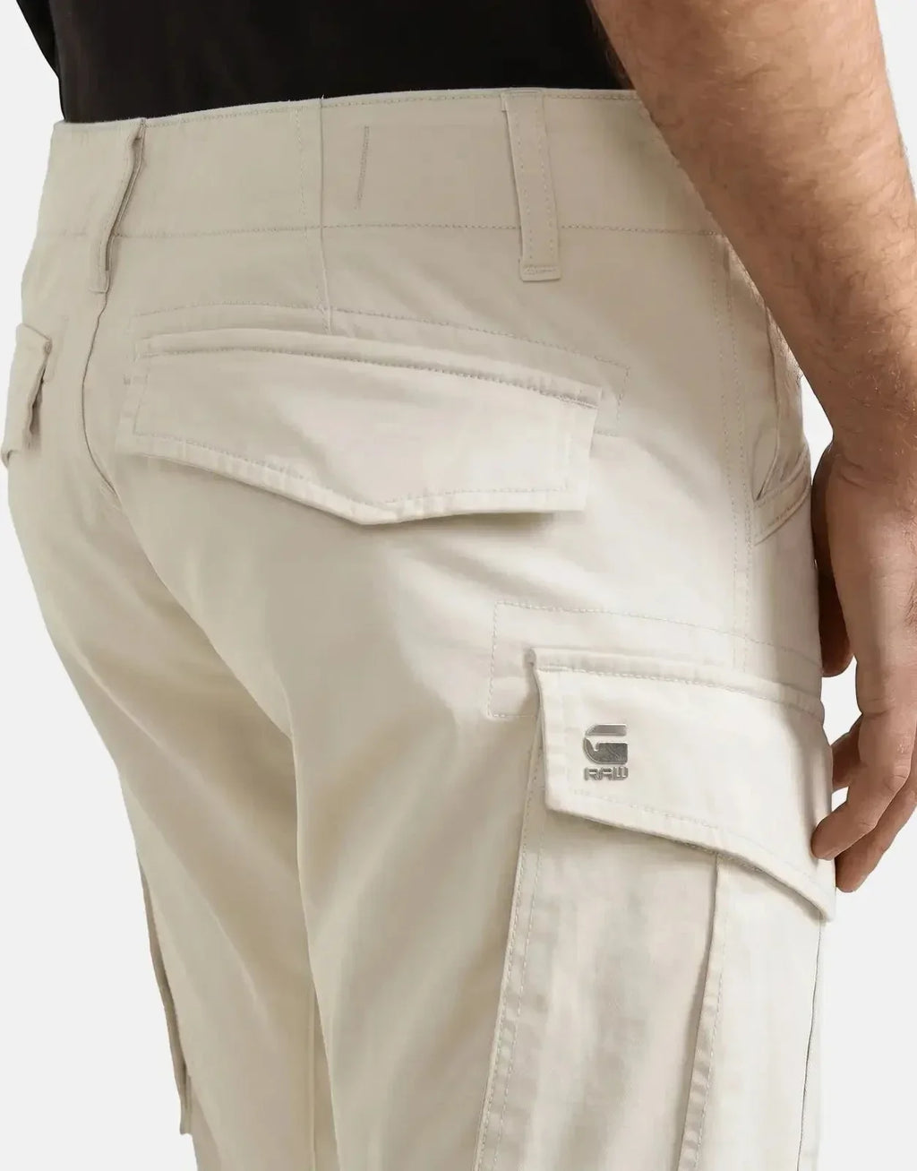 G-Star RAW Rovic Zip 3D Regular Tapered Whitebait Pants - view 4