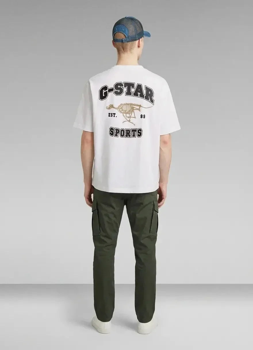 G-Star RAW Running Dog Back Graphic White Boxy T-Shirt - view 2
