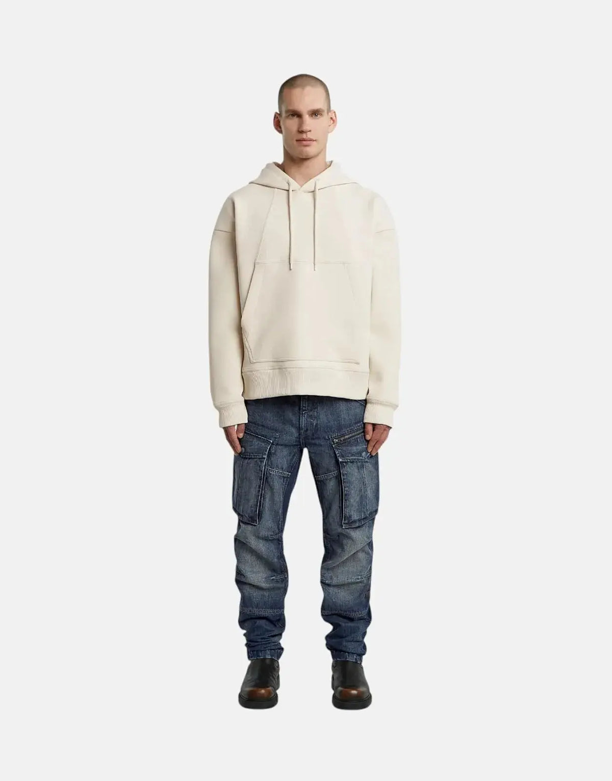 G-Star RAW Scuba Loose Whitebait Hooded Sweatshirt - view 4