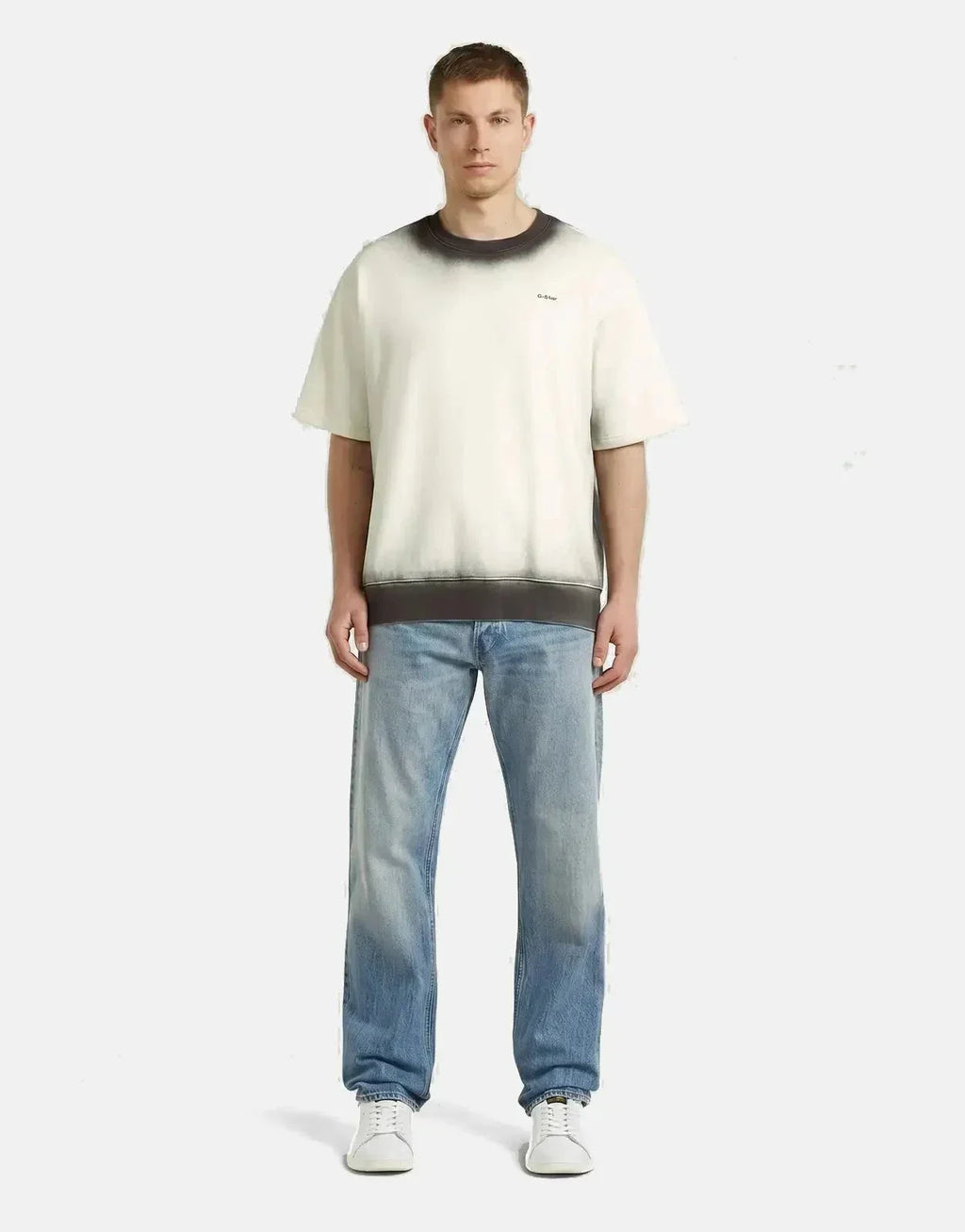 G-Star RAW Sprayed Relaxed Milk Black Sweatshirt - view 6