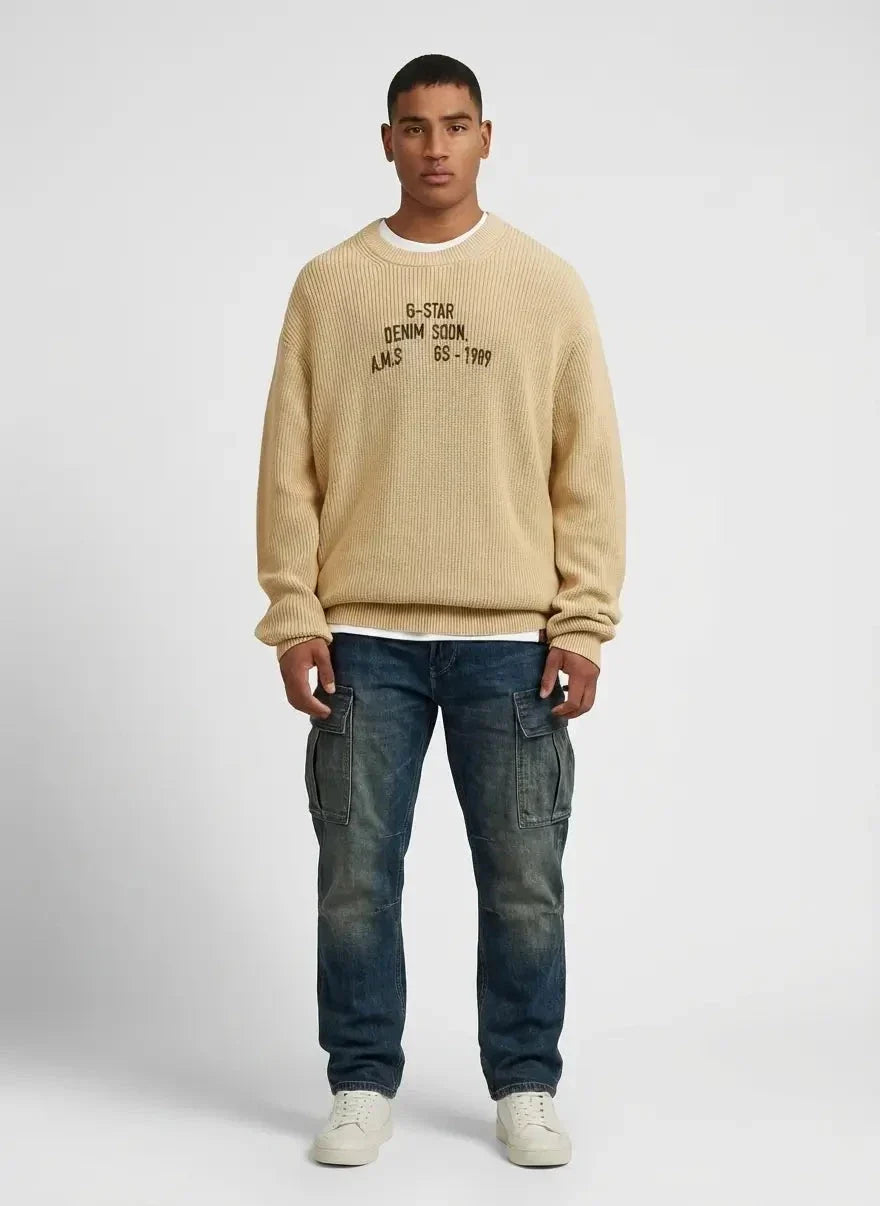 G-Star RAW Stencil Loose Knit Sweatshirt