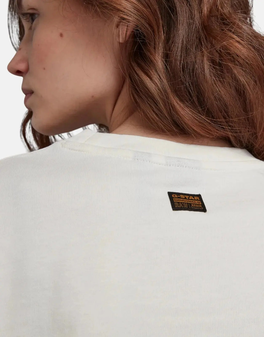 G-Star RAW Text Pocket Loose Milk Top - view 3