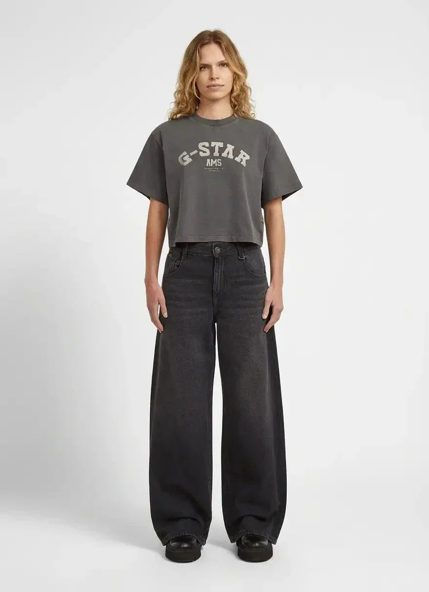 G-Star RAW Washed Black Boxy T-Shirt - view 2