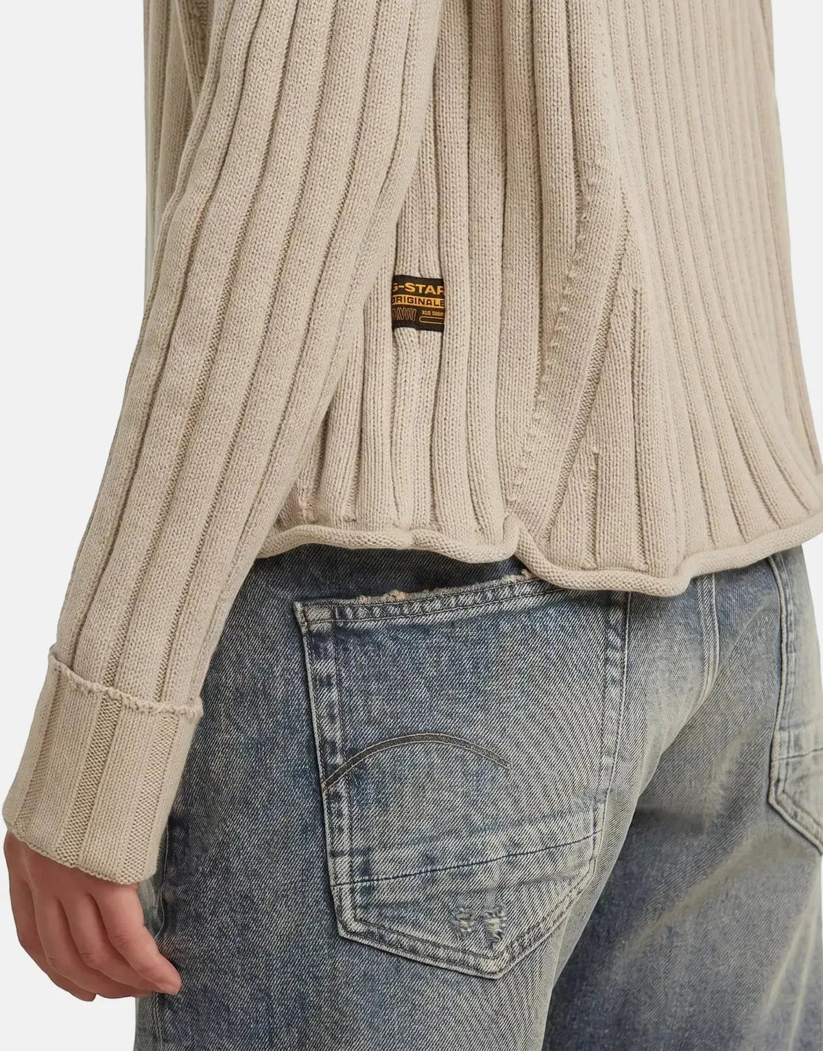 G-Star RAW Washed Loose Brick Knitwear - view 2