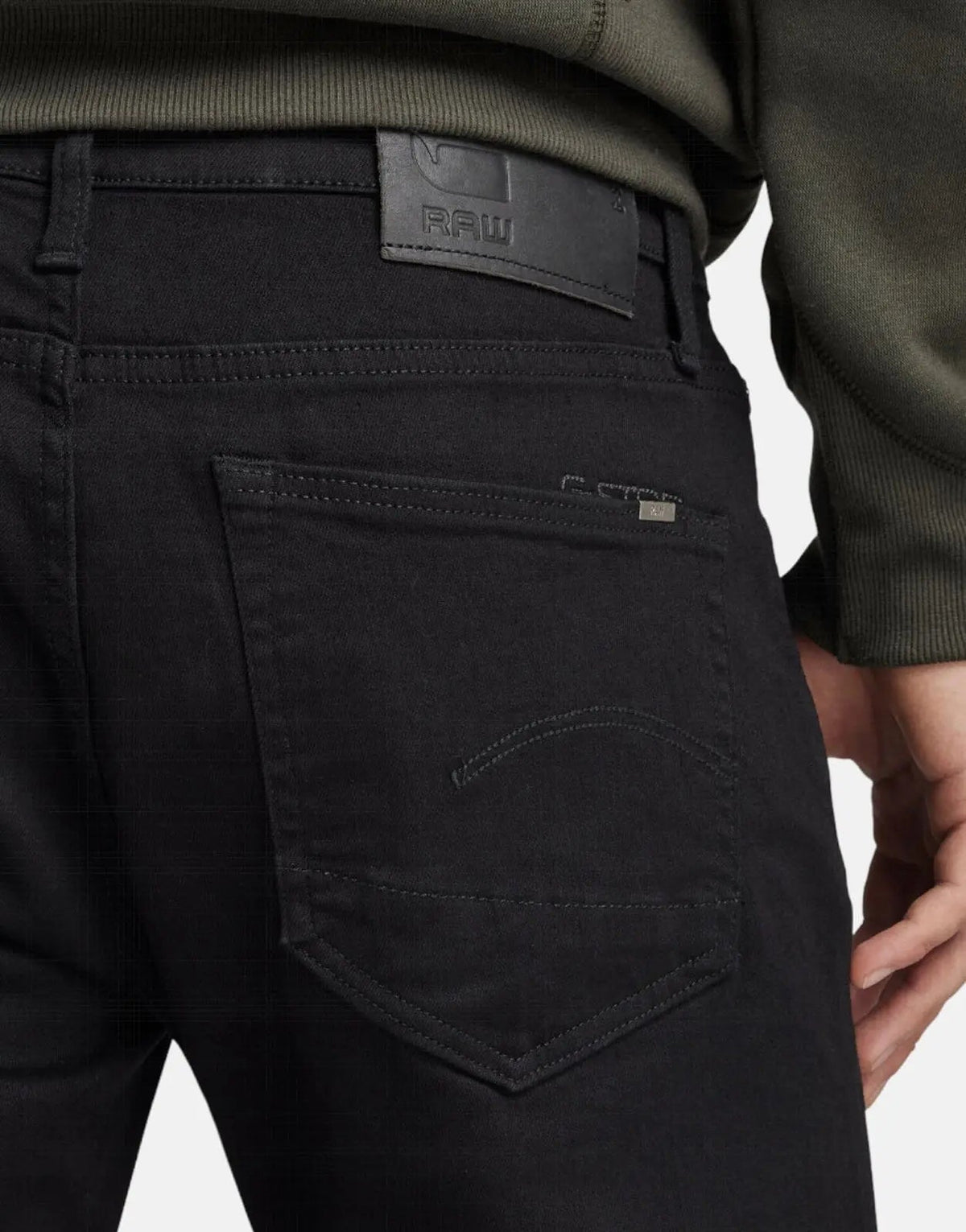 G-Star RAW 3301 Slim Pitch Black Jeans - view 2