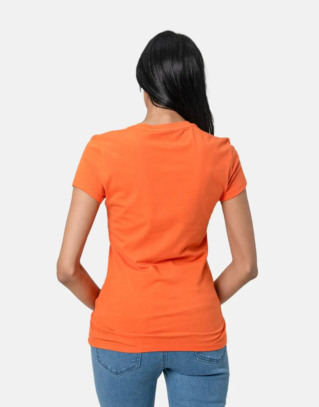 Guess Floral Tri T-Shirt Orange - view 2