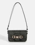 Guess Janie Logo CLO Convertible Flap Crossbody Bag