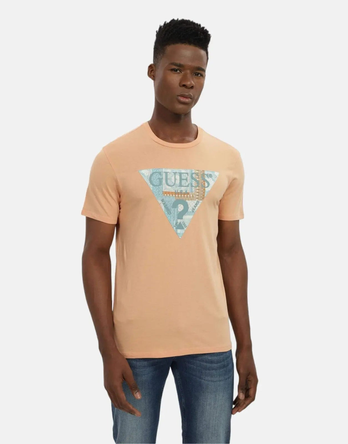Guess Mosaic Tri Logo T-Shirt - view 2