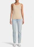 Guess Round Neck Guendalina Light Brown Top