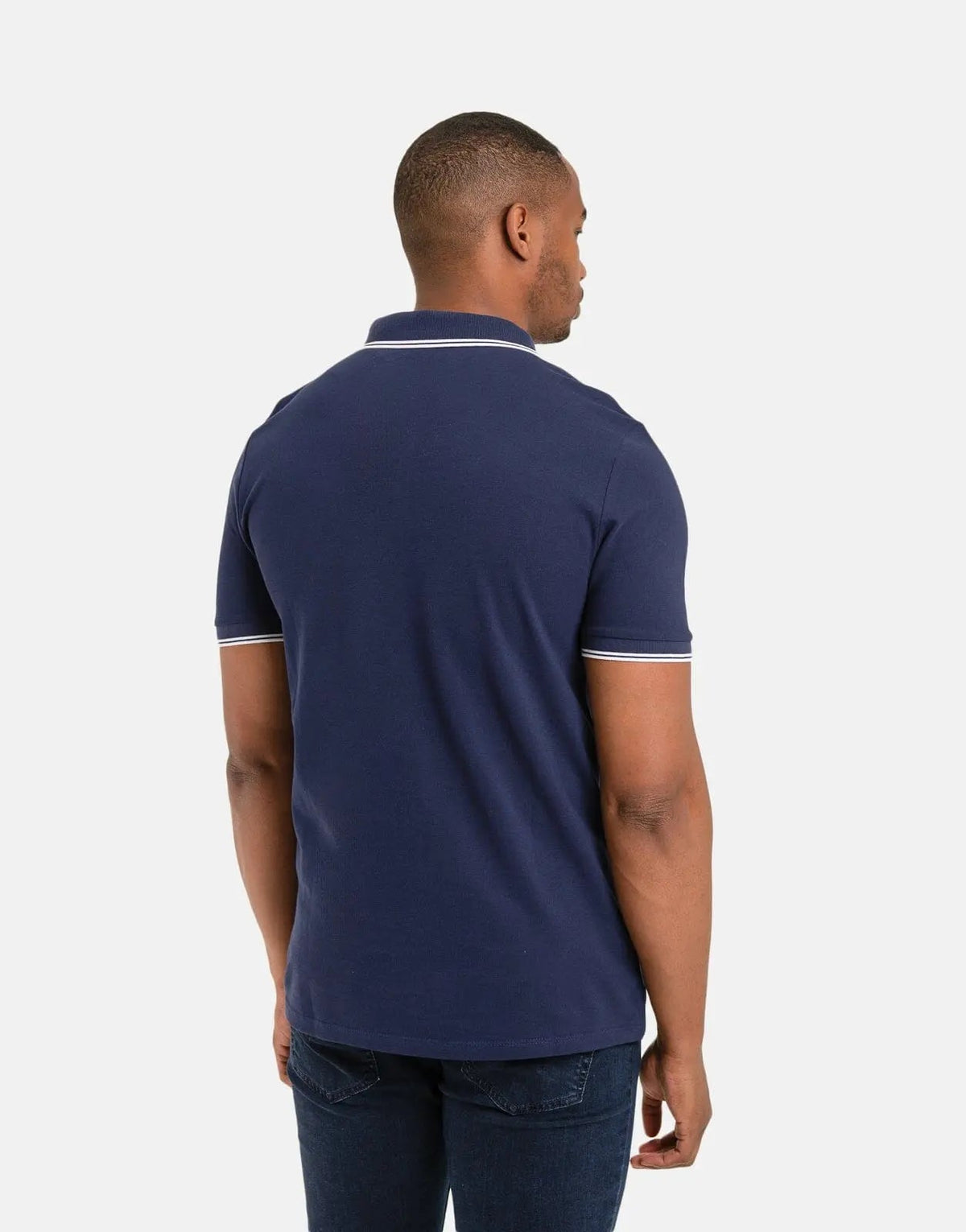 Guess Tipped Core Polo Shirt Blue - view 2
