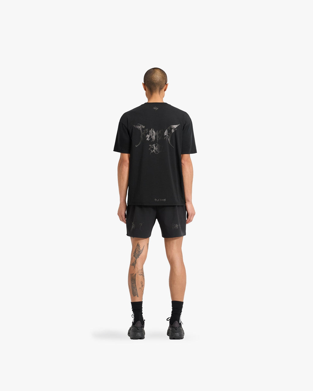 Team 247 X END Oversized T-Shirt - Jet Black