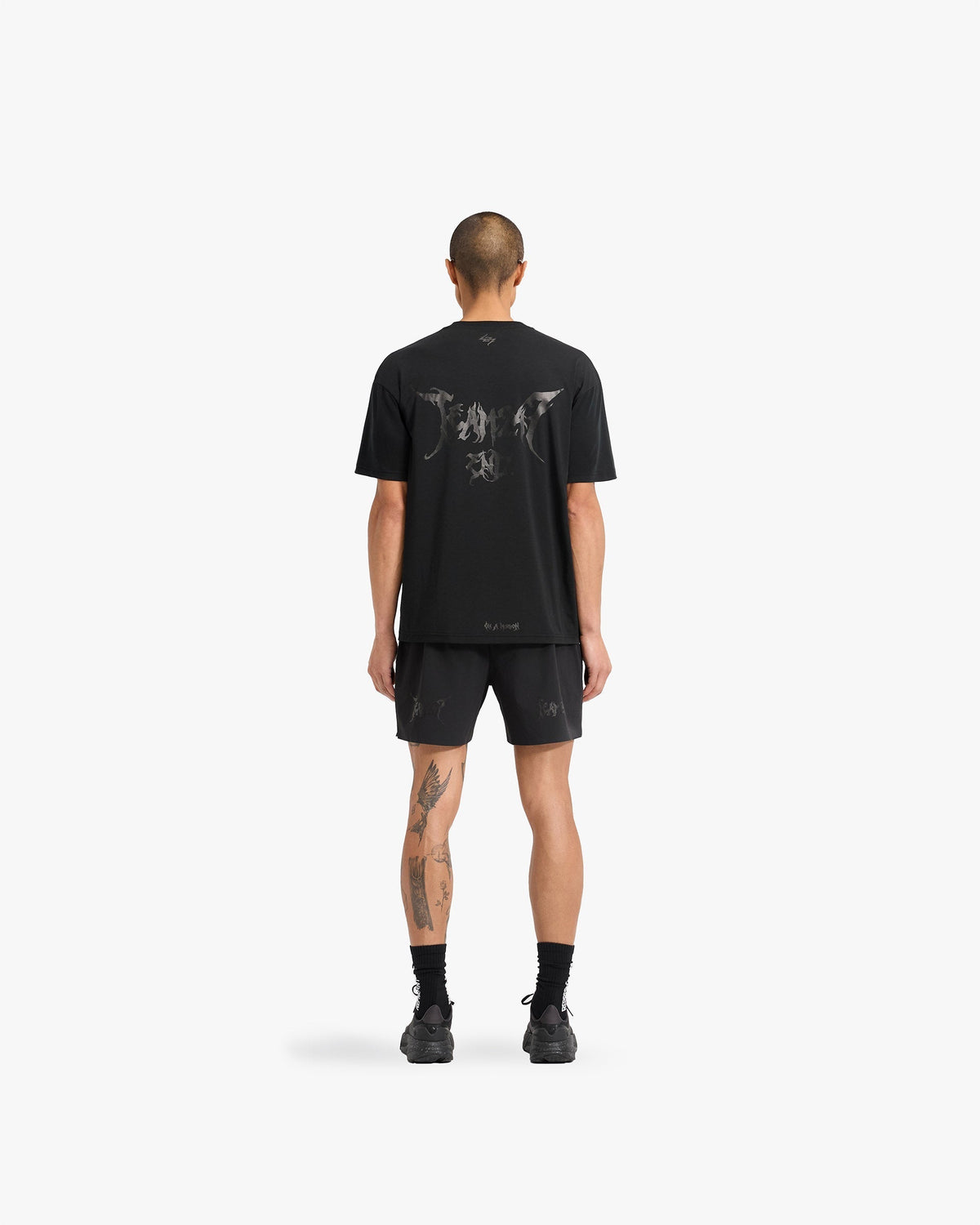 Team 247 X END Oversized T-Shirt - Jet Black