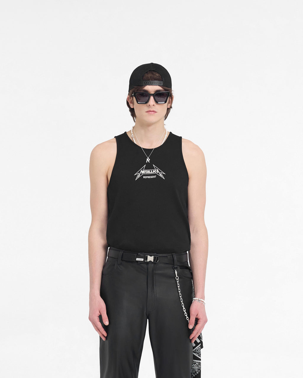 Represent X Metallica Local Crew Vest - Jet Black