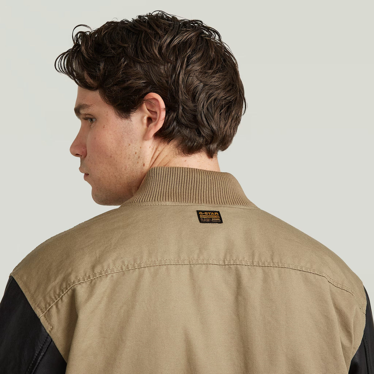 G-Star Varsity Leather Safari Jacket - view 3