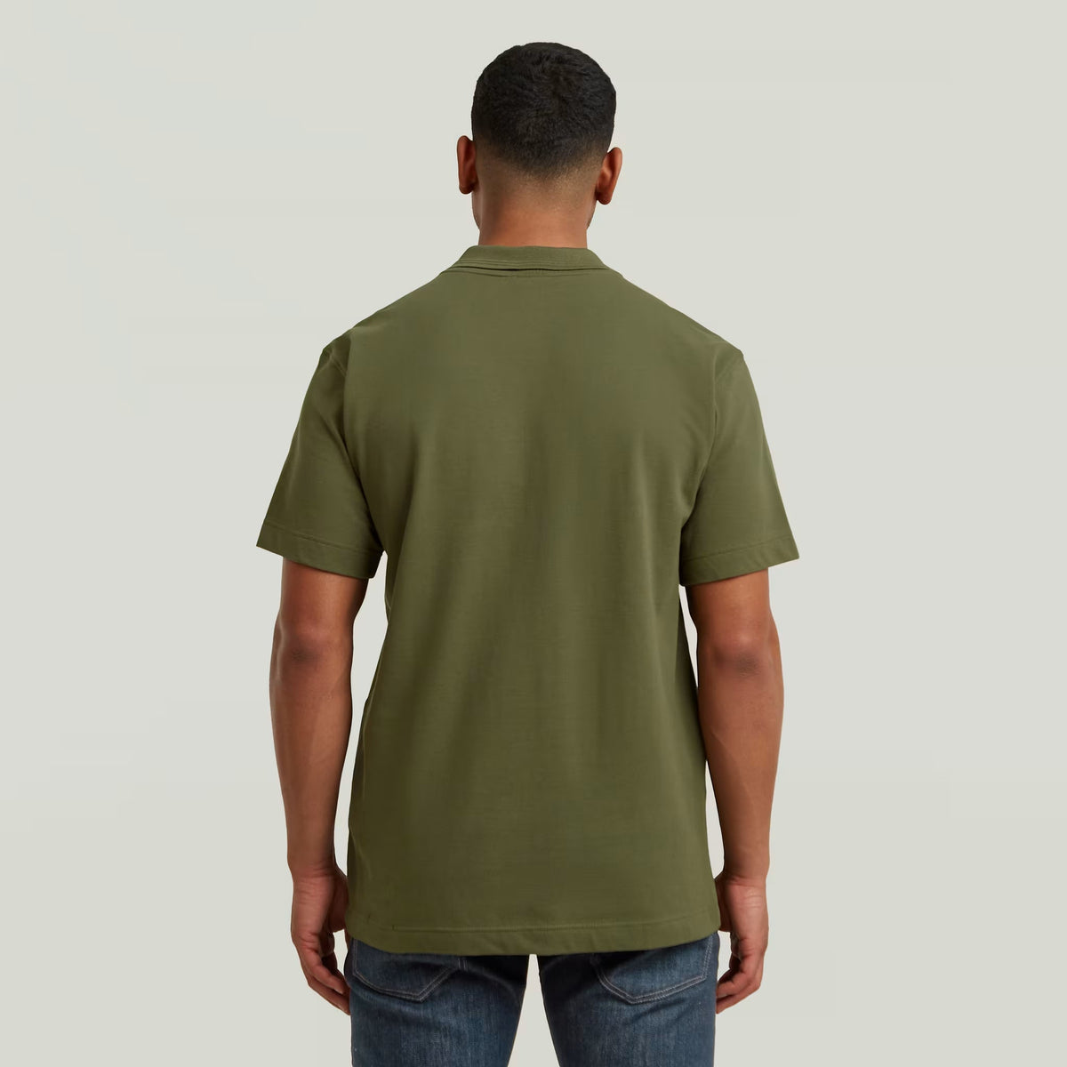 G-Star RAW Core Regular Shadow Olive Polo Shirt - view 2