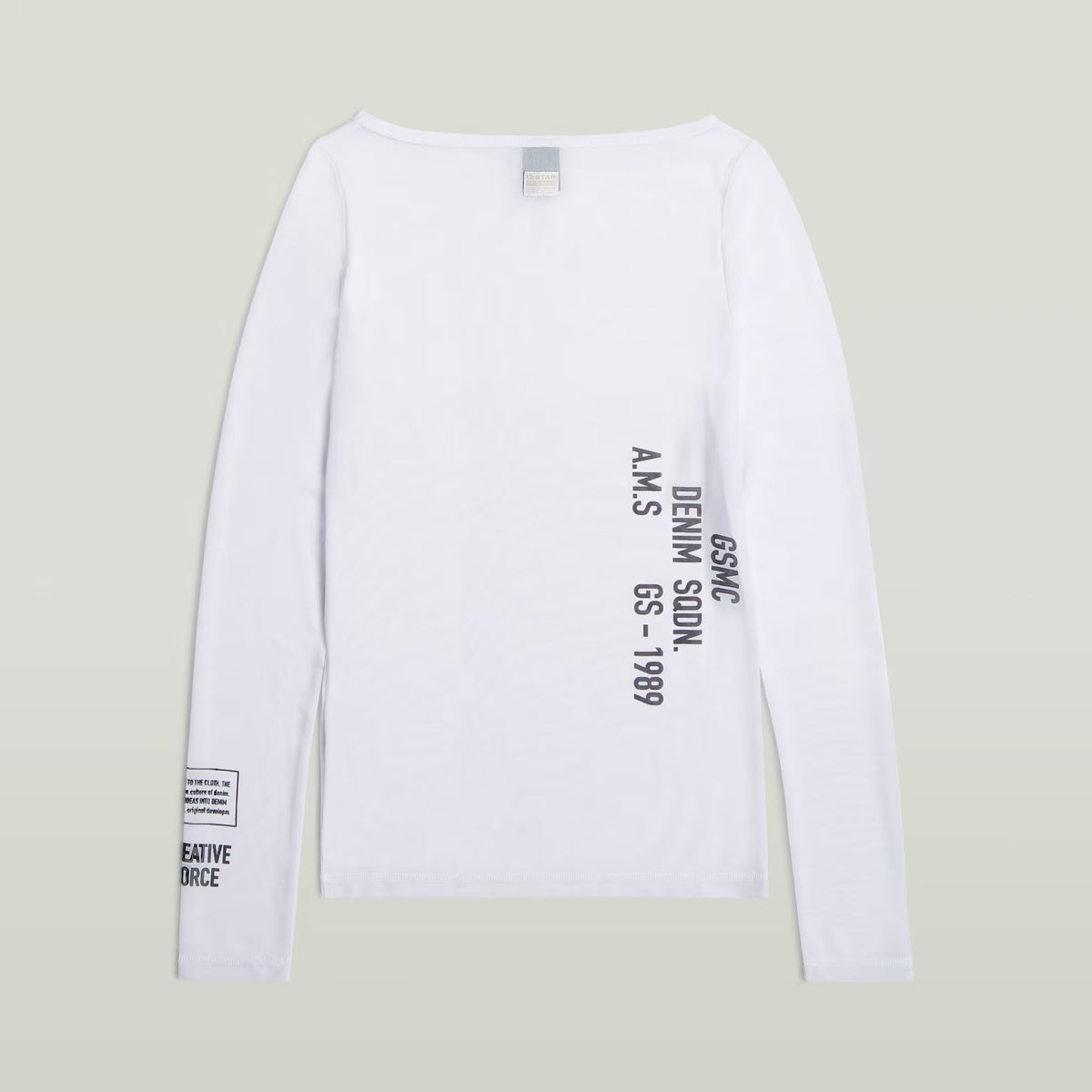 G-Star RAW Stencil Boat Slim White T-Shirt - view 5
