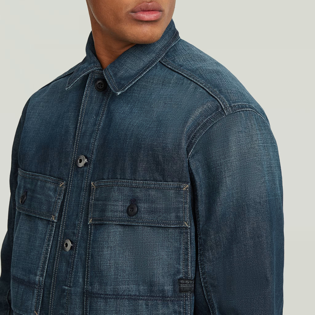 G-Star RAW Mosa Antique Jadeite Green Overshirt - view 3