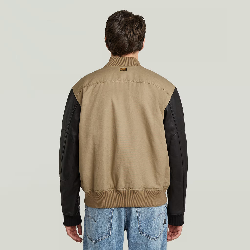 G-Star Varsity Leather Safari Jacket - view 2
