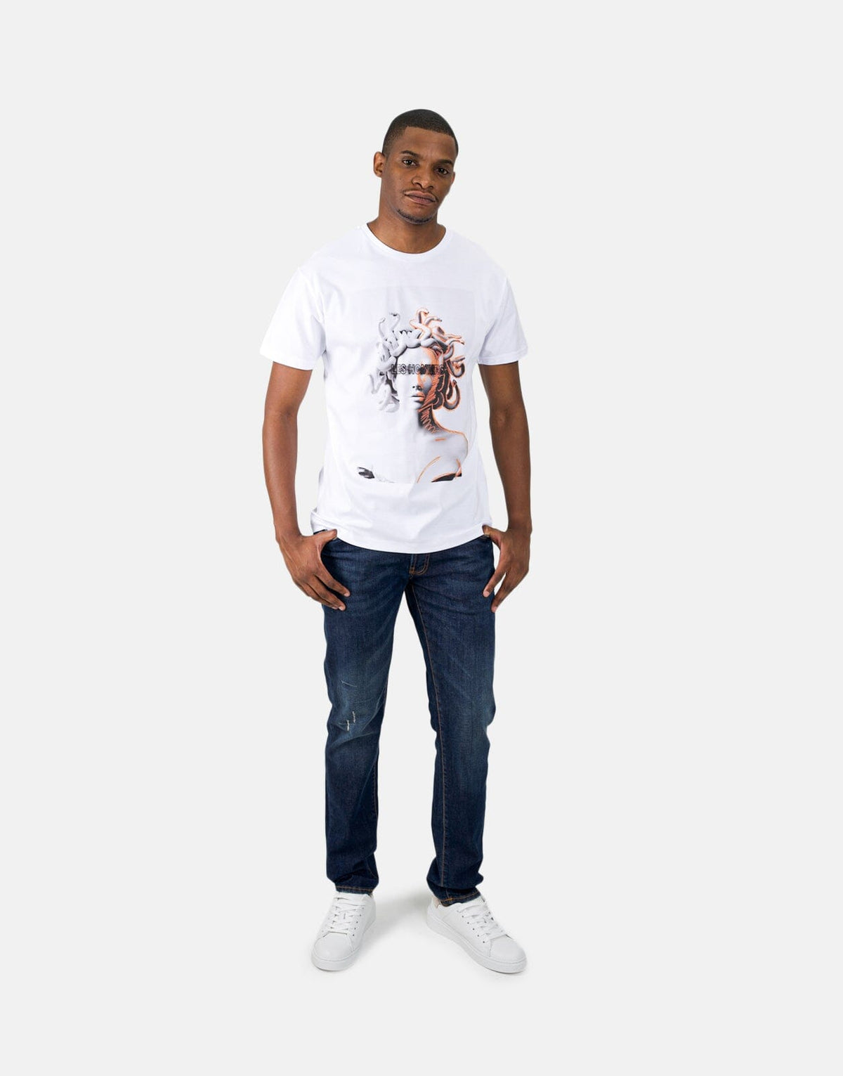 Les Hommes Medusa White T-Shirt - view 2