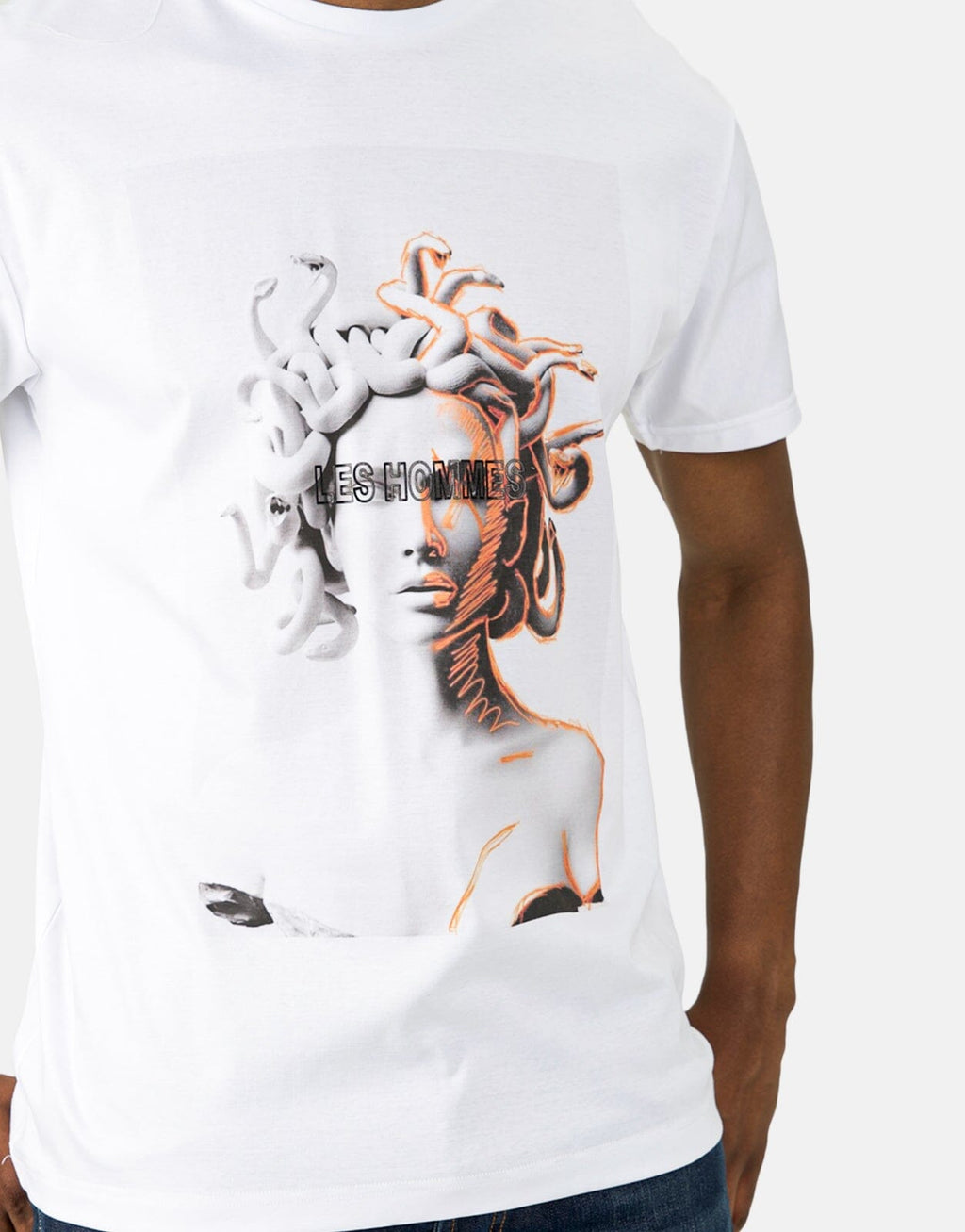 Les Hommes Medusa White T-Shirt - view 4