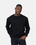 Les Hommes Back Font Black Sweatshirt