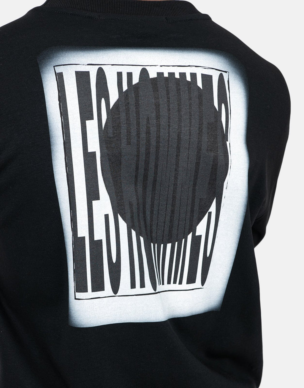 Les Hommes Back Font Black Sweatshirt - view 3