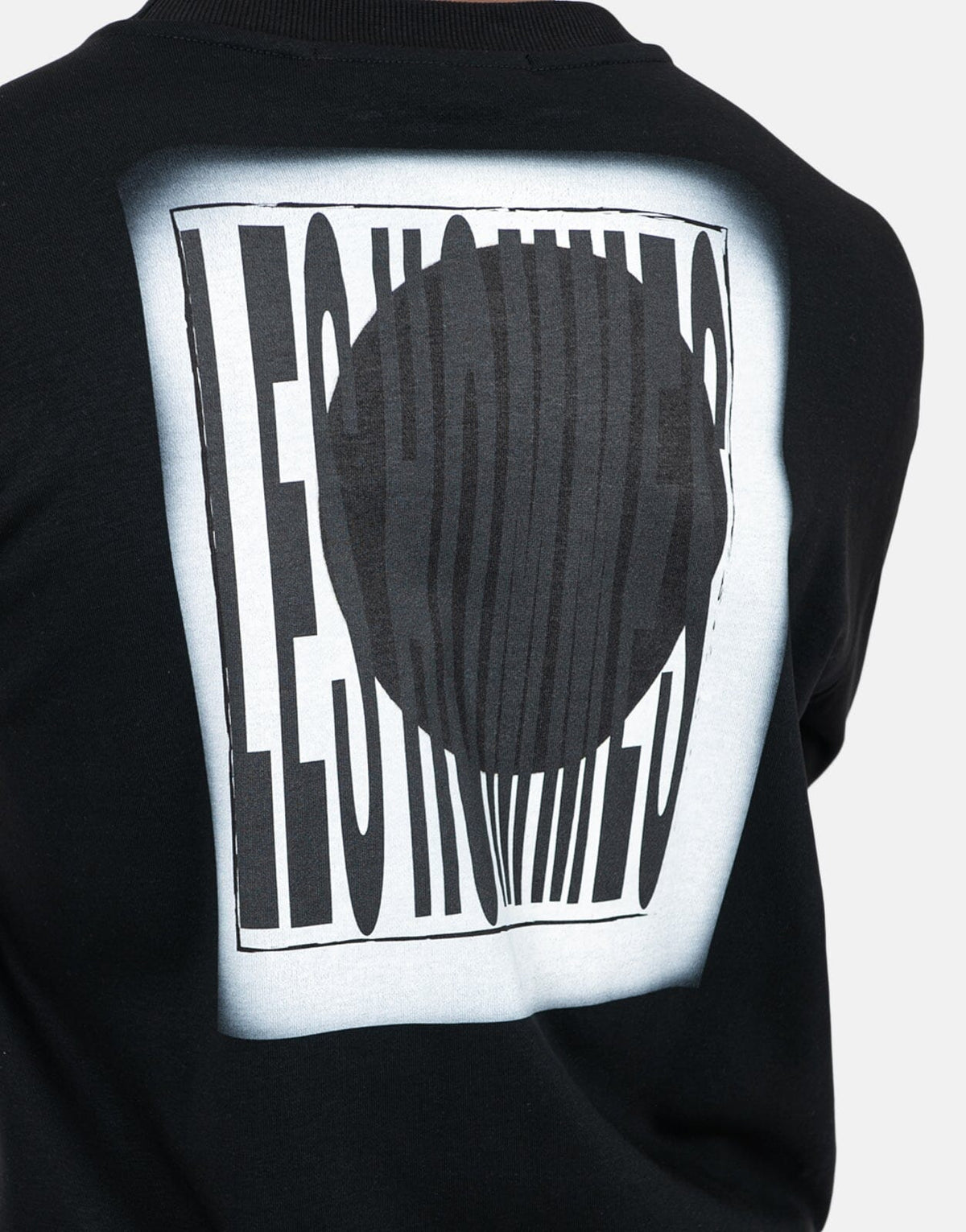 Les Hommes Back Font Black Sweatshirt - view 3