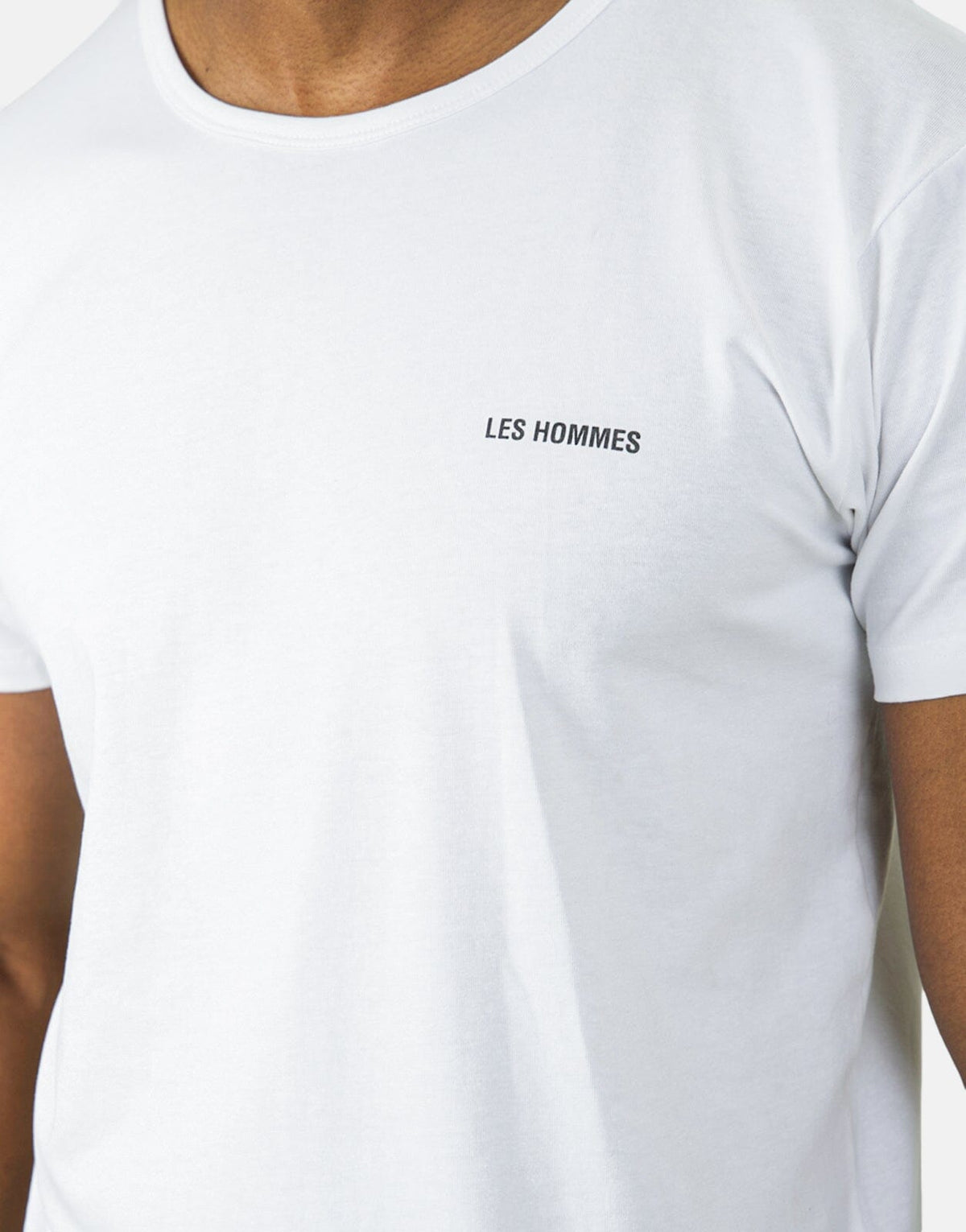Les Hommes Basic White T-Shirt - view 2