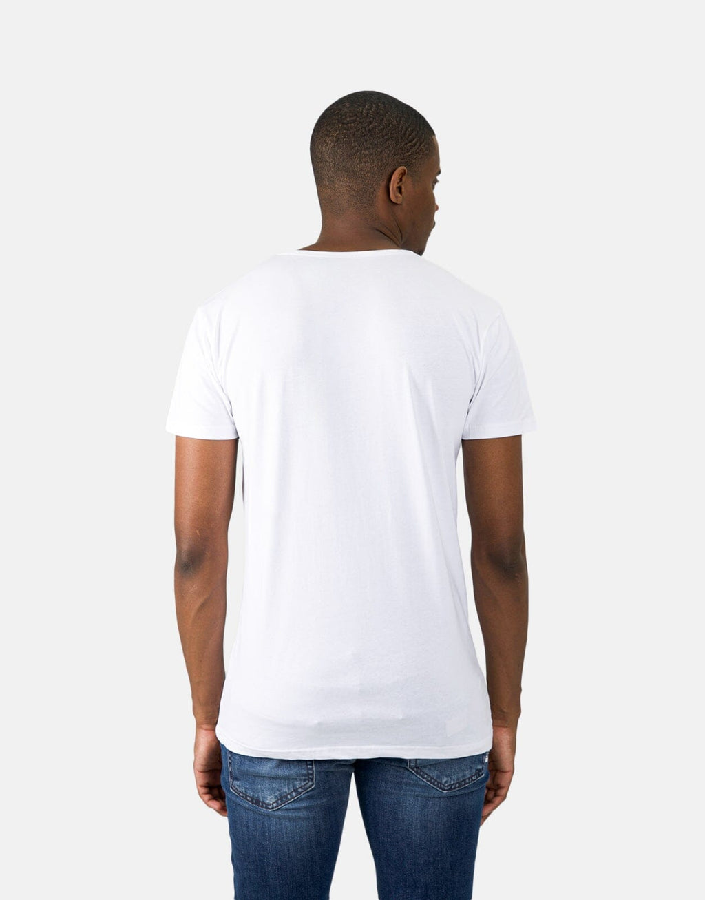 Les Hommes Basic White T-Shirt - view 4