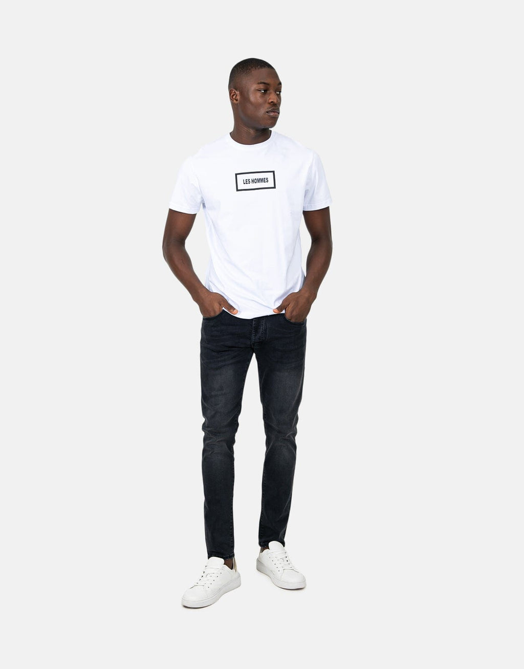 Les Hommes Black Jeans - view 5