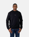 Les Hommes Black Label Back Piercing Black Sweatshirt