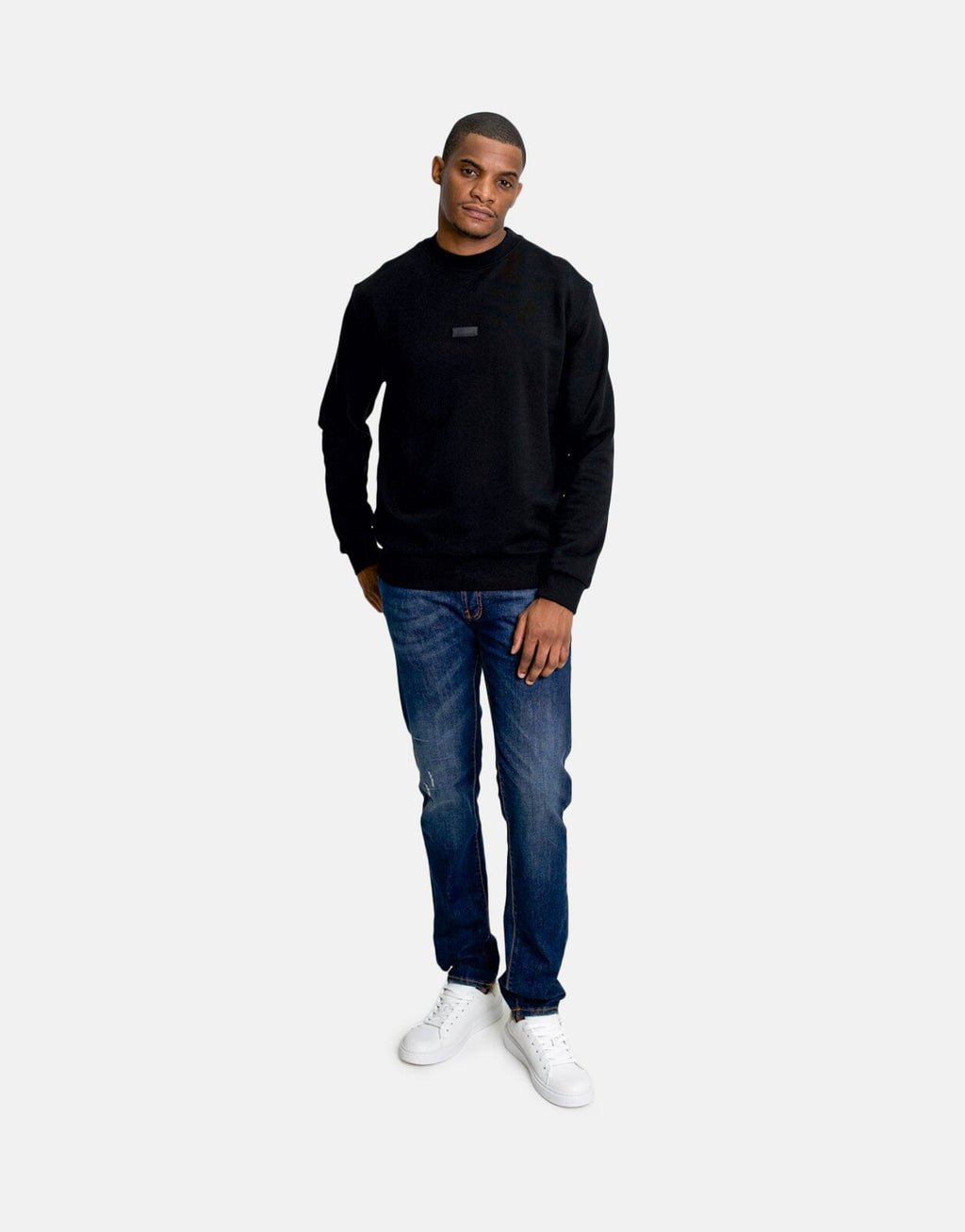 Les Hommes Black Label Back Piercing Black Sweatshirt - view 3