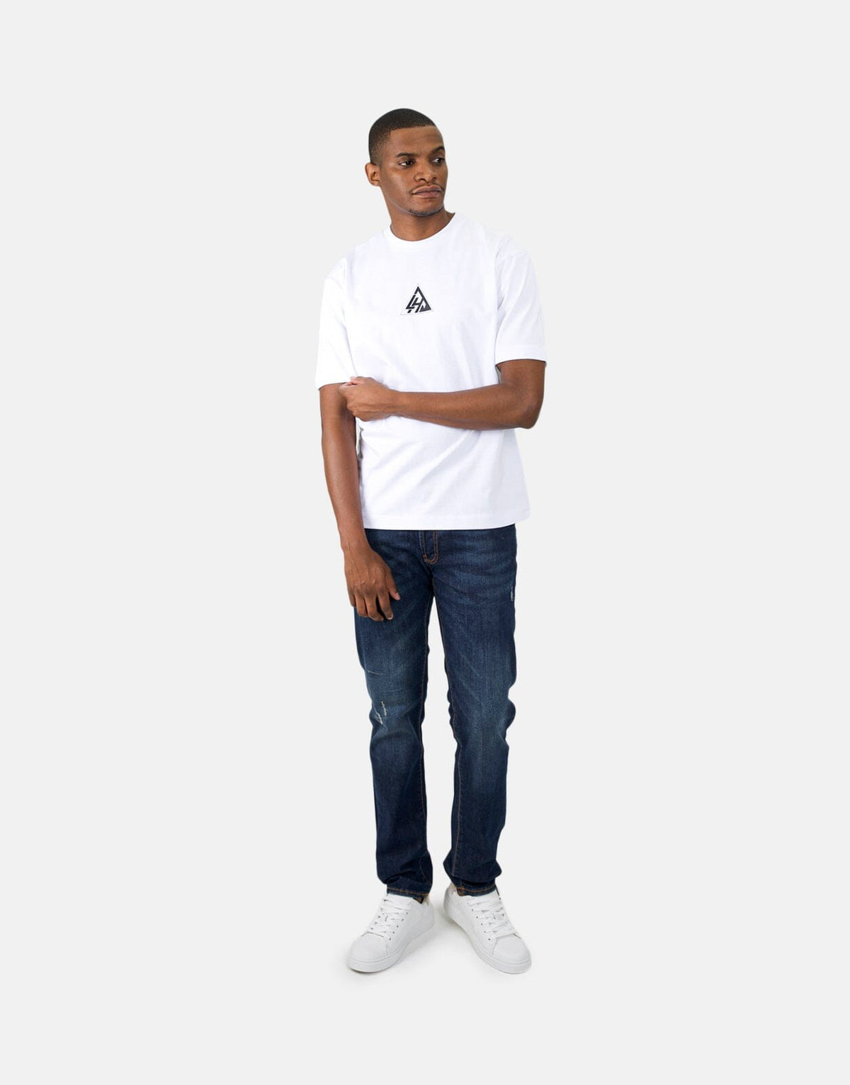 Les Hommes Black Label Freaky White T-Shirt - view 3
