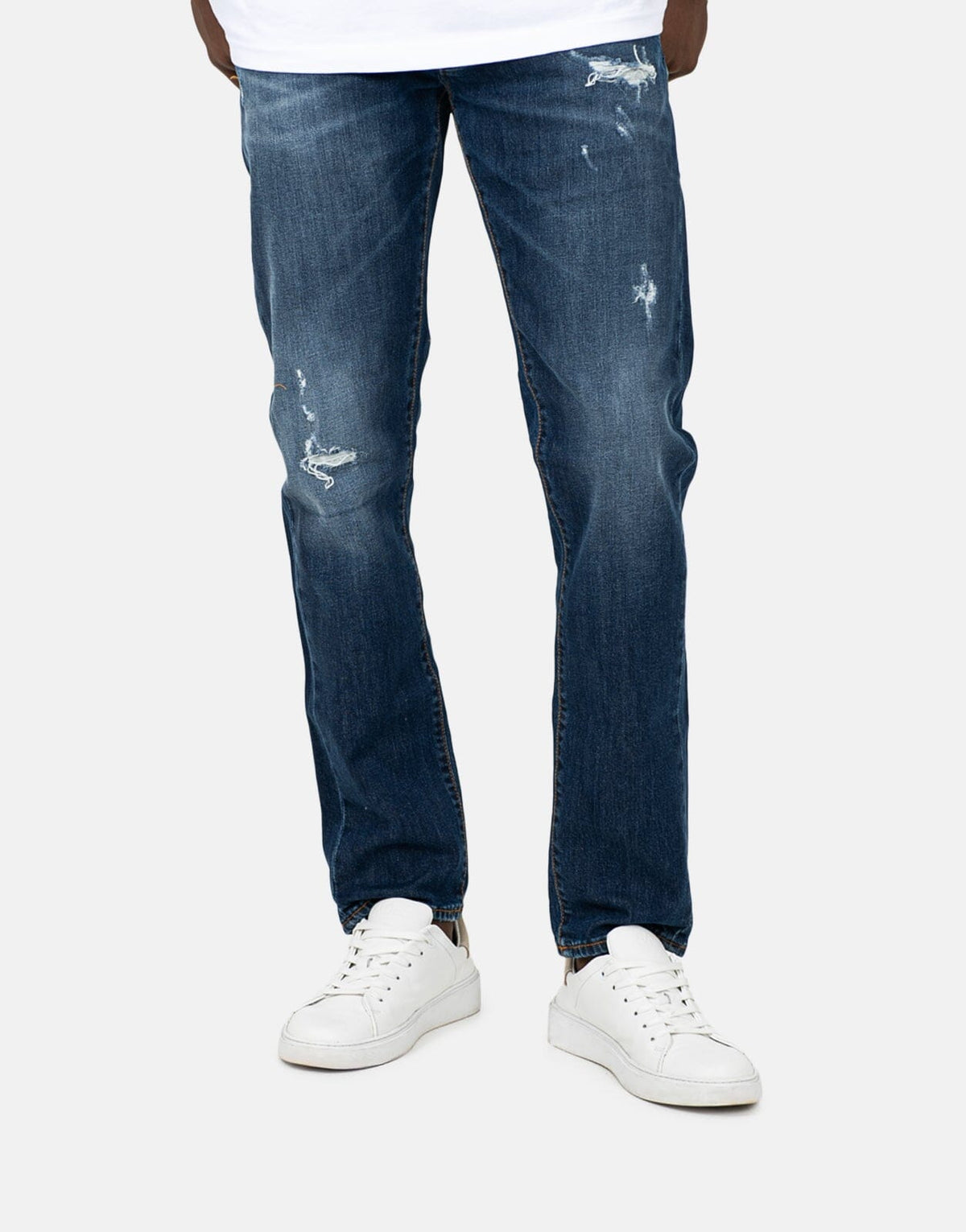 Les Hommes Blue Denim Jeans