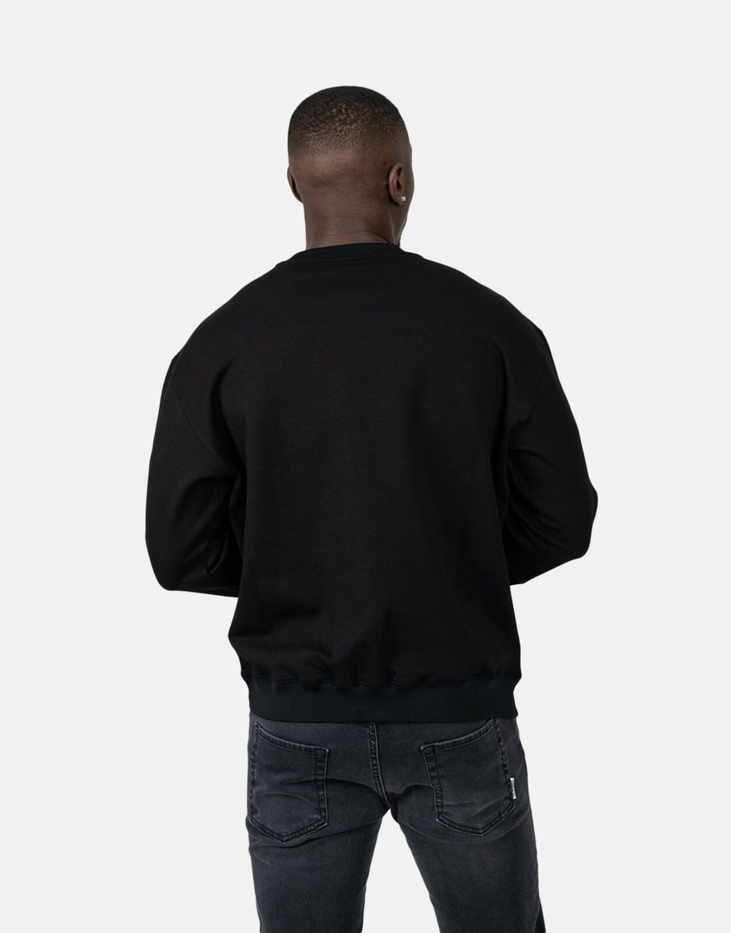 Les Hommes Box Print Black Sweatshirt - view 2