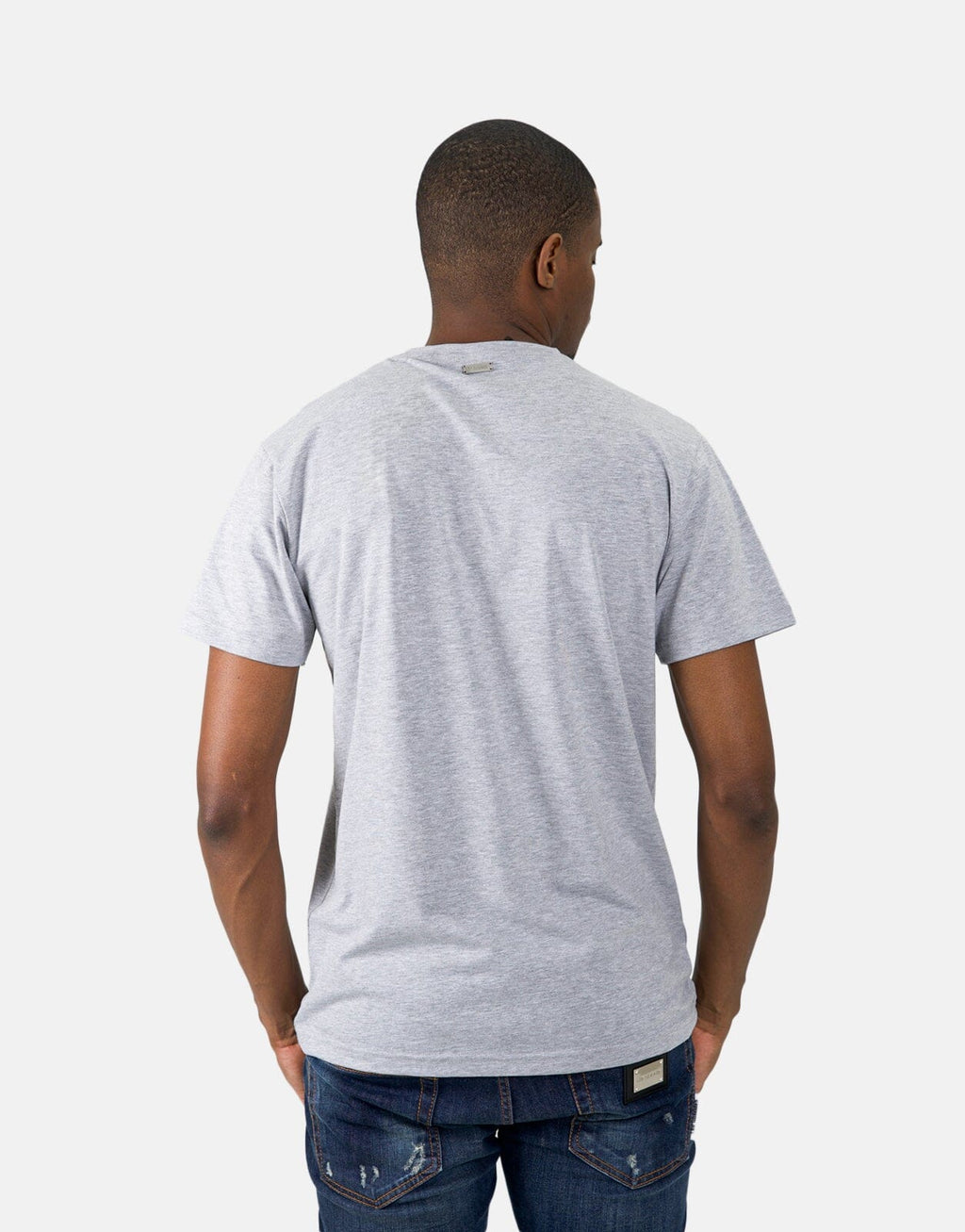 Les Hommes Box Print Grey T-Shirt - view 3